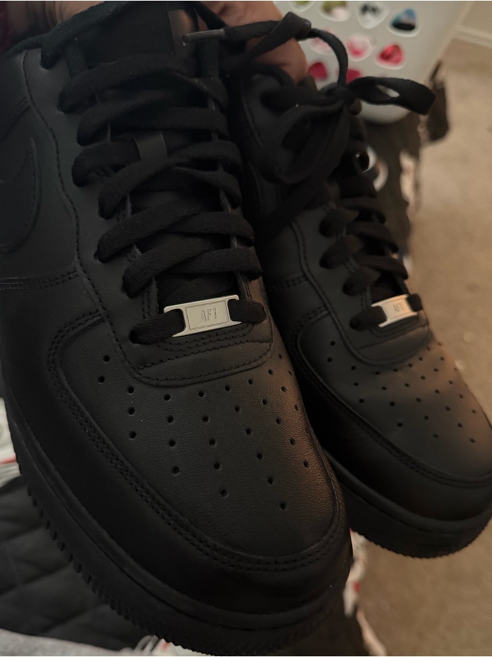 Nike Air Force 1 Low - Triple Black, Men's size 11